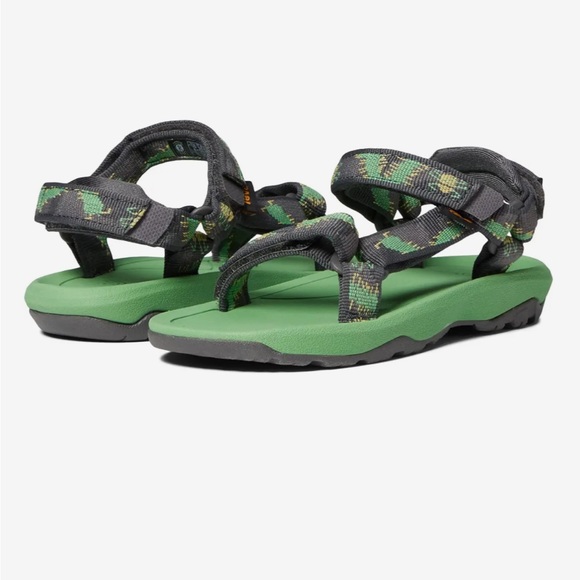 Teva Other - 🐛 Kids Teva Sandals - Size 13, Waterproof Velcro Shoes, Centipede Vibrant Green
